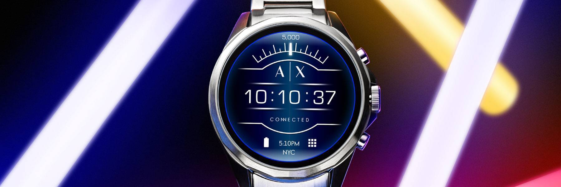 Armani Exchange branches out from The Fossil Group and releases its first Wear OS smartwatch with Touchscreen