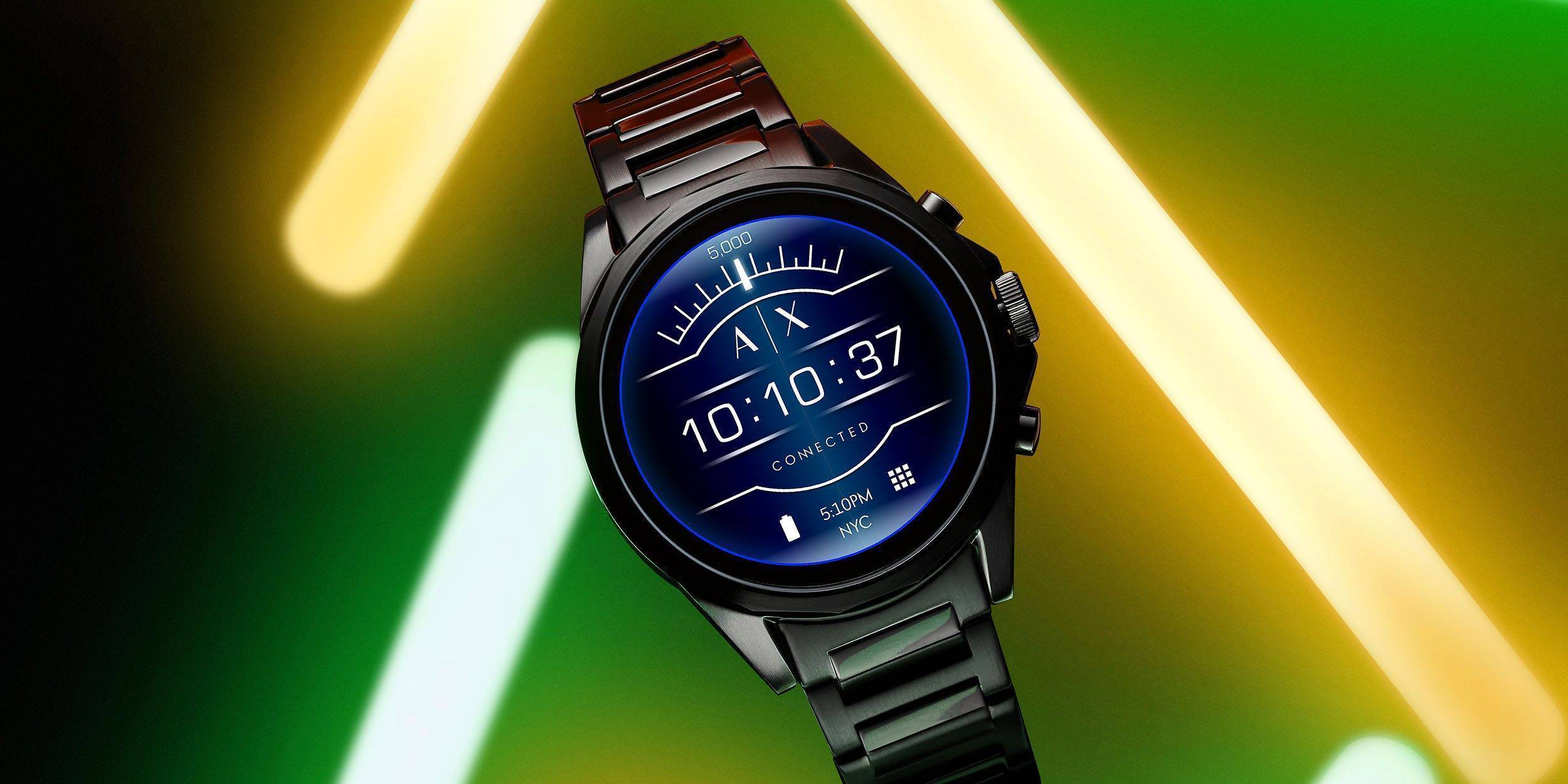 Armani Exchange branches out from The Fossil Group and releases its first Wear OS smartwatch with Touchscreen