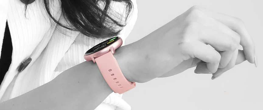 In India, Ambrane introduces the FitShot Surge Smartwatch.