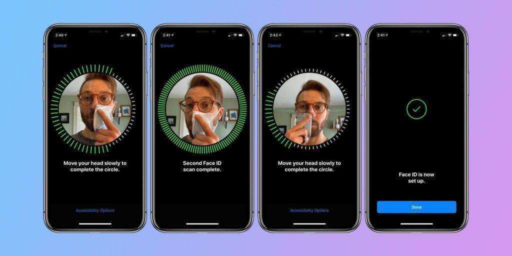 Mask-wearers Relief: No more Face ID