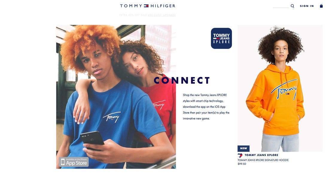 Tommy Hilfigers smart clothing will gift you every time you wear it