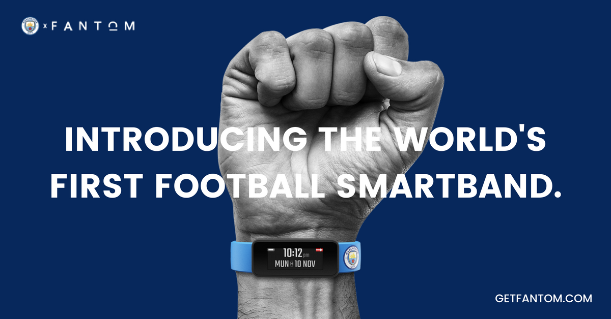 Wearable technology meets Manchester City with Fantom