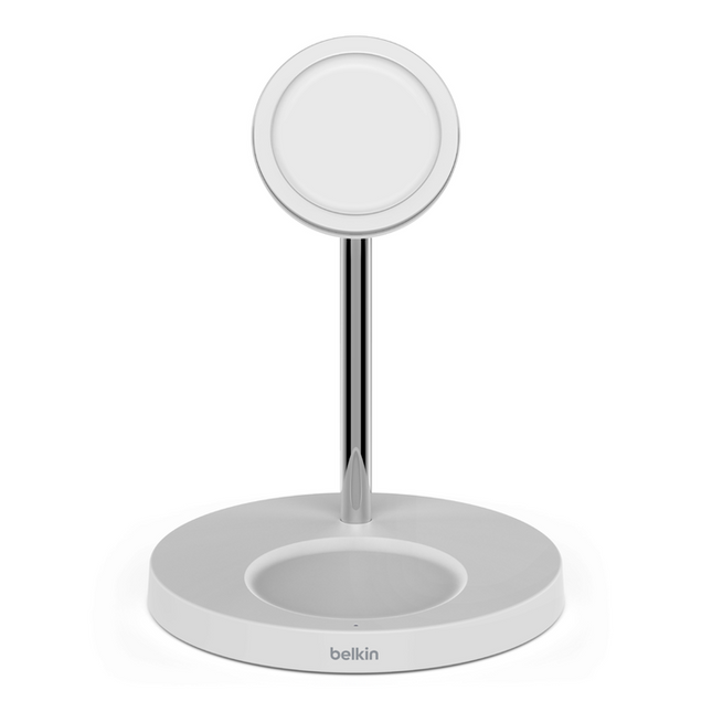 BoostCharge Pro 2-in-1 Wireless Charger Stand with MagSafe 15W