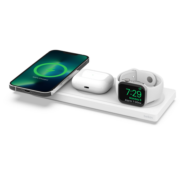 BoostCharge Pro 3-in-1 Wireless Charging Pad with MagSafe