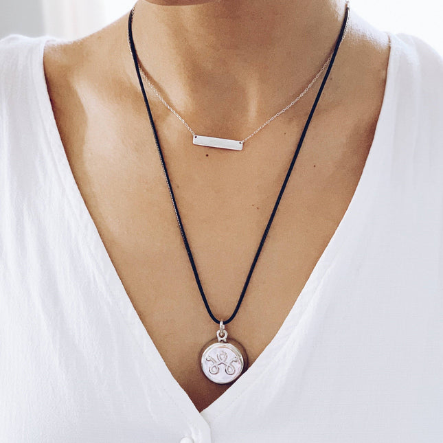 InvisaWear Leather Necklace