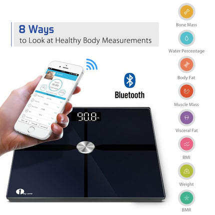 Bluetooth Body Fat Scale with IOS and Android App