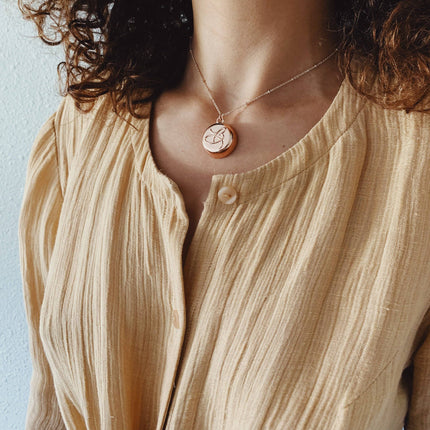 InvisaWear Rose Gold/Silver Beverly Necklace