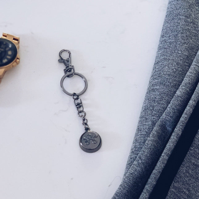 InvisaWear Black Keychain - Black