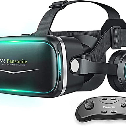Pansonite New Version VR Headset Remote Controller 3D Glasses