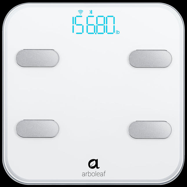 Arboleaf Smart Scale for Body Weight Bathroom Scale Digital Scale Body  Weight and Fat, Wi-Fi Bluetooth, Smartphone APP, 14 Body Metrics, Wireless  Cloud-Storage, Unlimited Data and Users, BMI, BMR 1 Count (Pack
