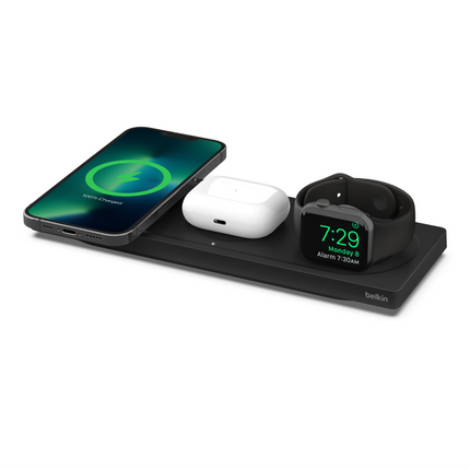 BoostCharge Pro 3-in-1 Wireless Charging Pad with MagSafe