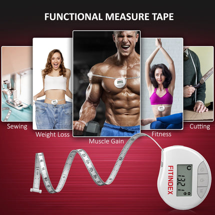 FITINDEX Bluetooth Smart Body Tape Measure