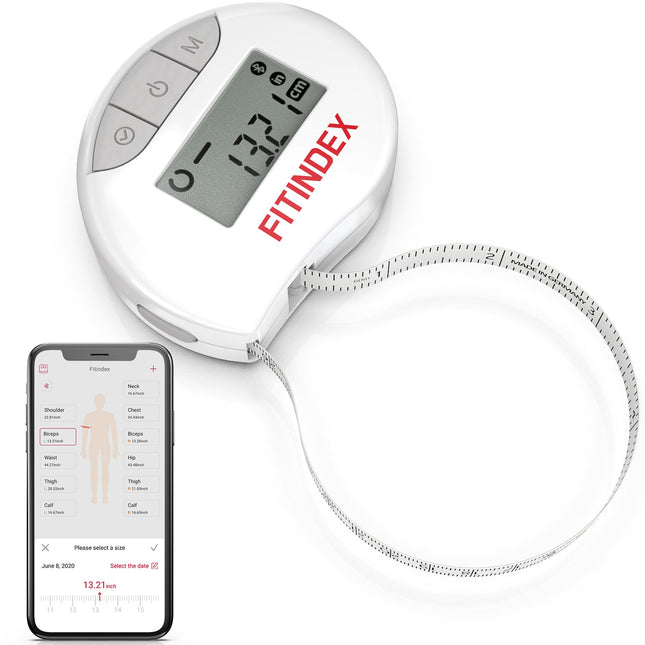 Fitindex Bluetooth Smart Digital Body Tape Measure