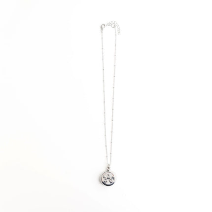 Invisawear Silver Beaded Chain Necklace