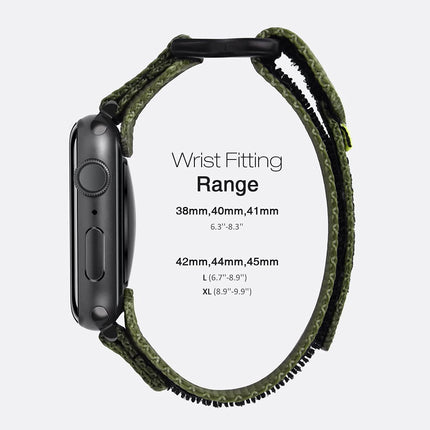 Nereides Compatible With Apple Watch Band, Rugged Nylon Sports Strap