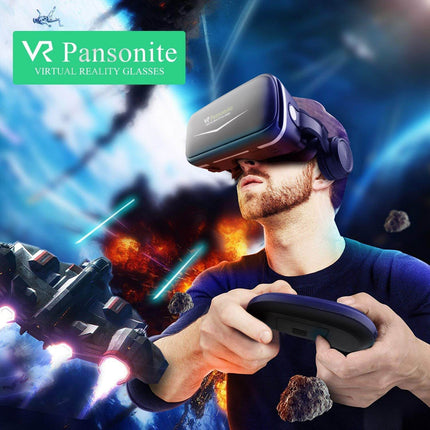 Pansonite New Version VR Headset Remote Controller 3D Glasses