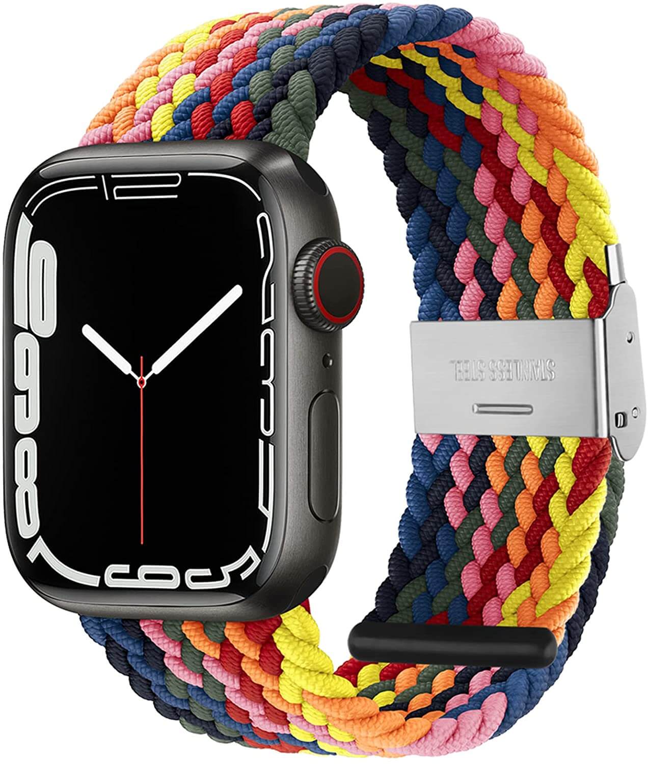 PROATL Adjustable Braided Solo Loop with Buckle Apple Watch Band